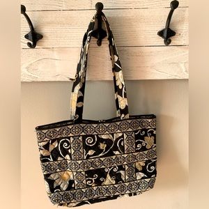 Rare Vera Bradley Yellow Bird Tic Tac Toe Purse with toggle